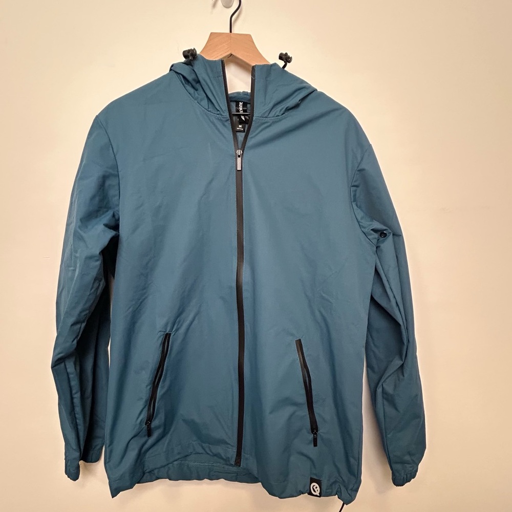 Quikflip Teal Convertible Full Zip Windbreaker Jacket Men’s Medium